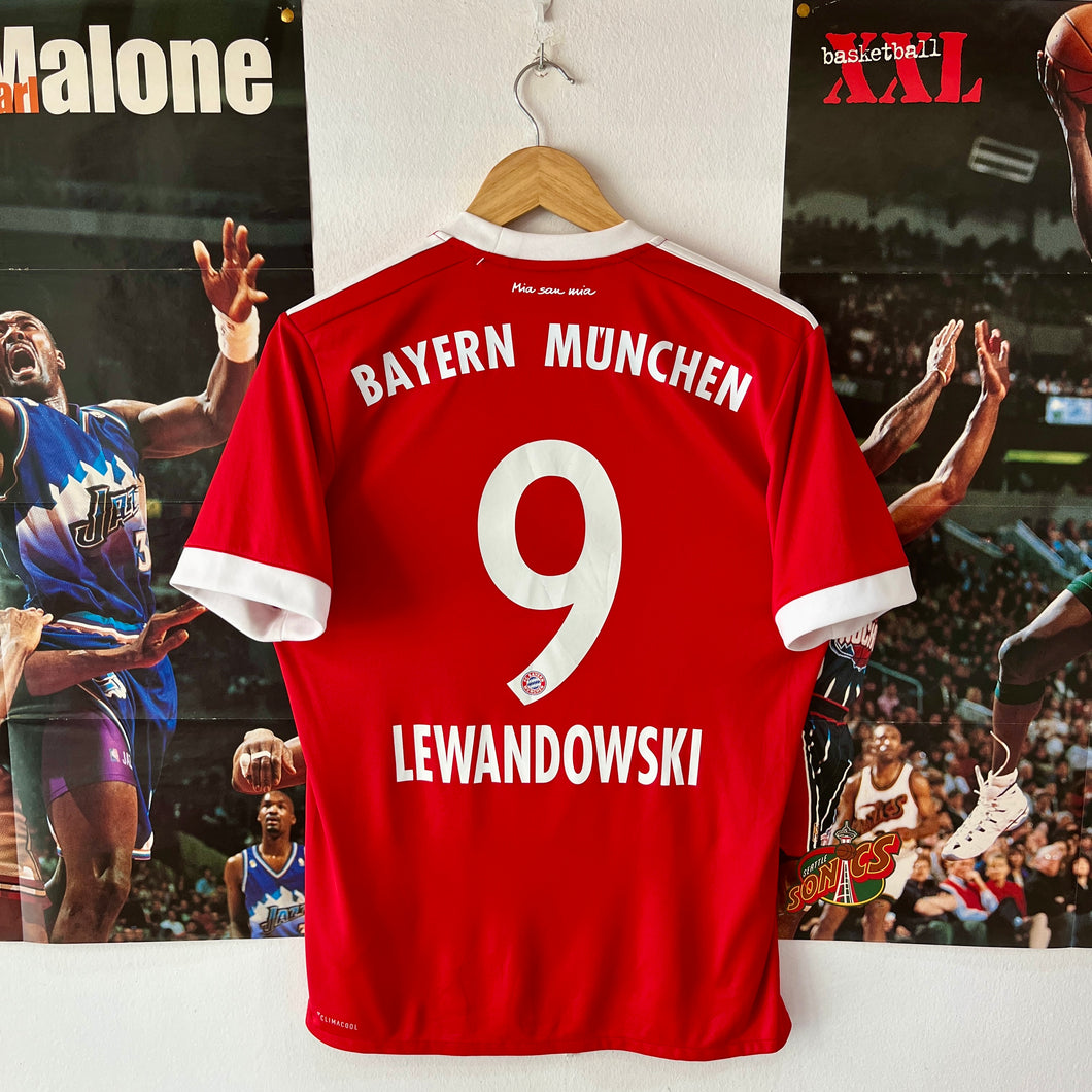 Camiseta Bayern Munich 2017-18 Home Lewandowski #9 Adidas - XS/S