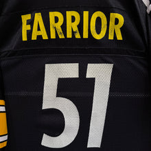 Lade das Bild in den Galerie-Viewer, Camiseta Pittsburgh Steelers 2009/10 Home James Farrior #51 Reebok - XL/XXL
