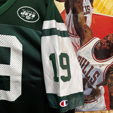 Carregar imagem no visualizador da galeria, Camiseta New York Jets 1996 Home Keyshawn Johnson #19 Champion Vintage - L/XL
