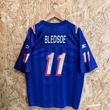 Cargar imagen en el visor de la galería, Camiseta New England Patriots 1998 Home Drew Bledsoe #11 Starter Vintage - S/M
