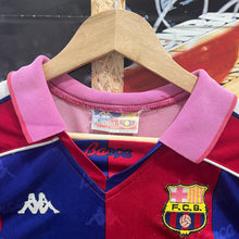 Cargar imagen en el visor de la galería, Camiseta FC Barcelona 1992-95 Home Kappa Vintage - L/XL
