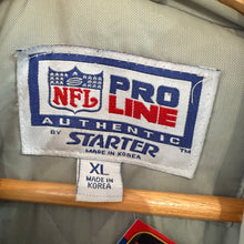 Cargar imagen en el visor de la galería, Chaqueta Oakland Raiders Late 90s Starter Vintage - L/XL
