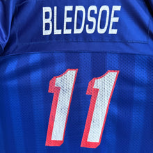 Cargar imagen en el visor de la galería, Camiseta New England Patriots 1998 Home Drew Bledsoe #11 Starter Vintage - S/M
