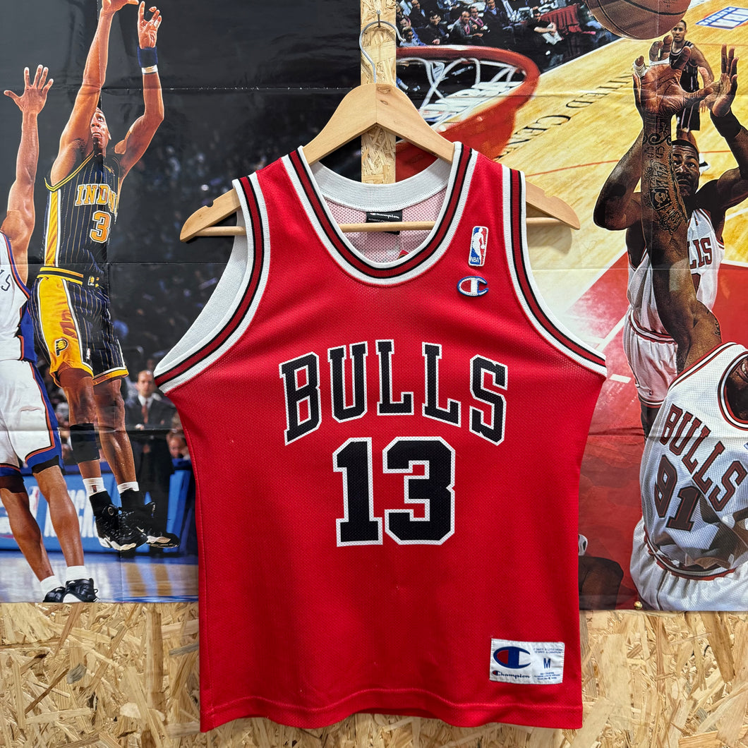 Camiseta Chicago Bulls Road 2009/10 Joakim Noah #13 Champion Vintage - M Youth
