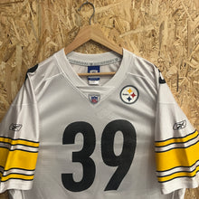 Cargar imagen en el visor de la galería, Camiseta Pittsburgh Steelers 2006-07 Road Willie Parker #39 Reebok Vintage -XL/XXL
