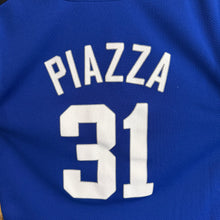 Carregar imagem no visualizador da galeria, Beisbolera New York Mets Mike Piazza #31 1998/99 Starter Vintage- S YOUTH
