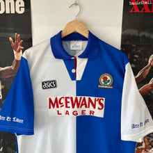 Cargar imagen en el visor de la galería, Camiseta Blackburn Rovers 1995-96 Asics Vintage - L/XL
