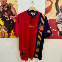 Carica l&#39;immagine nel visualizzatore di Gallery, Camiseta España 1996 Home Adidas Vintage - L/XL
