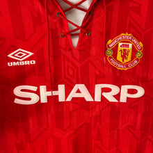 Cargar imagen en el visor de la galería, Camiseta Manchester United 1992-94 Home Umbro Vintage - XL/XXL
