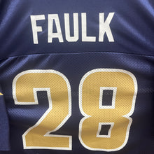 Cargar imagen en el visor de la galería, Camiseta St Louis Rams 2004-05 Home Marshall Faulk #28 Reebok Vintage - XL/XXL
