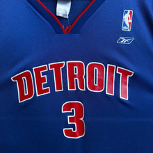 Cargar imagen en el visor de la galería, Camiseta Detroit Pistons Road 2004/06 Ben Wallace #3 Reebok Vintage - XL/XXL
