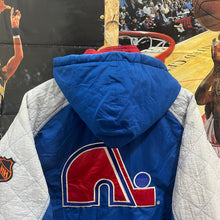 Carregar imagem no visualizador da galeria, Chaqueta Quebec Nordiques Starter 1993 Vintage Mid 90’s - L/XL
