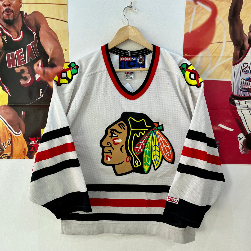 Camiseta Chicago Blackhawks Home CCM Vintage 90’s - XS/S