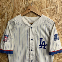 Charger l'image dans la galerie, Beisbolera Pinstripe Los Angeles Dodgers 1992 Starter Vintage - XL Youth
