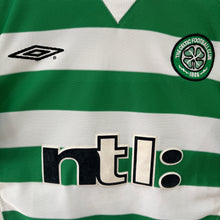 Cargar imagen en el visor de la galería, Camiseta Celtic FC 2001-03 Home Umbro Vintage - S/M
