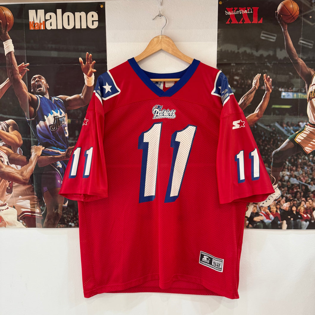 Camiseta New England Patriots 1995 Drew Bledsoe #11 Starter Vintage - 52(XL)