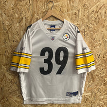 Cargar imagen en el visor de la galería, Camiseta Pittsburgh Steelers 2006-07 Road Willie Parker #39 Reebok Vintage -XL/XXL
