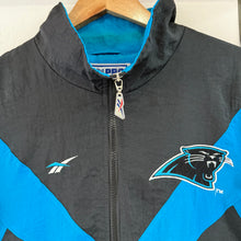 Carregar imagem no visualizador da galeria, Chaqueta Ligera Carolina Panthers Reebok Mid 90s Vintage - XL
